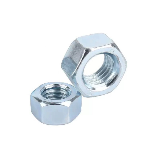 Factory Directly DIN934 MS Blue White Zinc Hex Nut 2