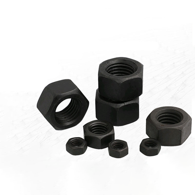 Grade 4.8 Carbon Steel Black Hex Nut 1