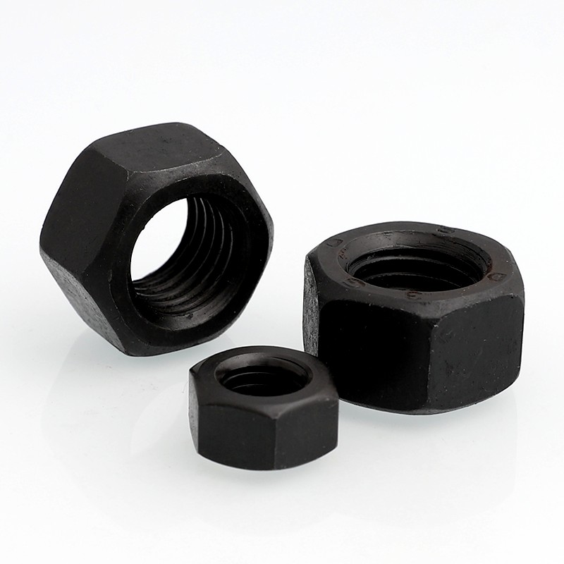 Grade 4.8 Carbon Steel Black Hex Nut 2