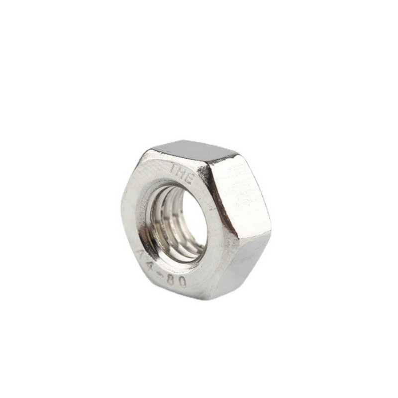 Stainless Steel 304/316 DIN 934 A2-70 A4-70 Hex Nut with Metric and Inch Hex Nut 2