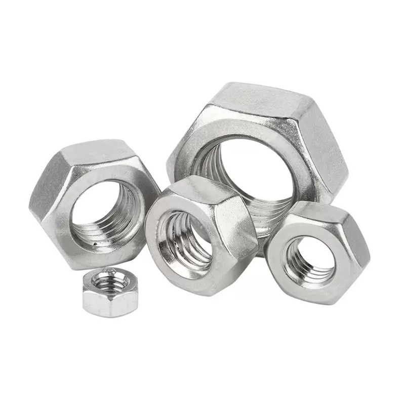 Stainless Steel 304/316 DIN 934 A2-70 A4-70 Hex Nut with Metric and Inch Hex Nut 3