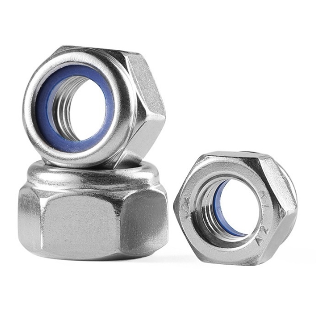 Din985 Stainless Steel Nylon Lock Nut M5 Din982 A2-70 A2-80 1