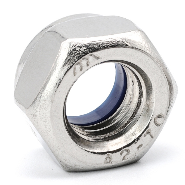Factory Price Stainless Steel SS304 SS316 SS410 A2 A4 Plain DIN985/DIN982 Nylon Lock Nut 2