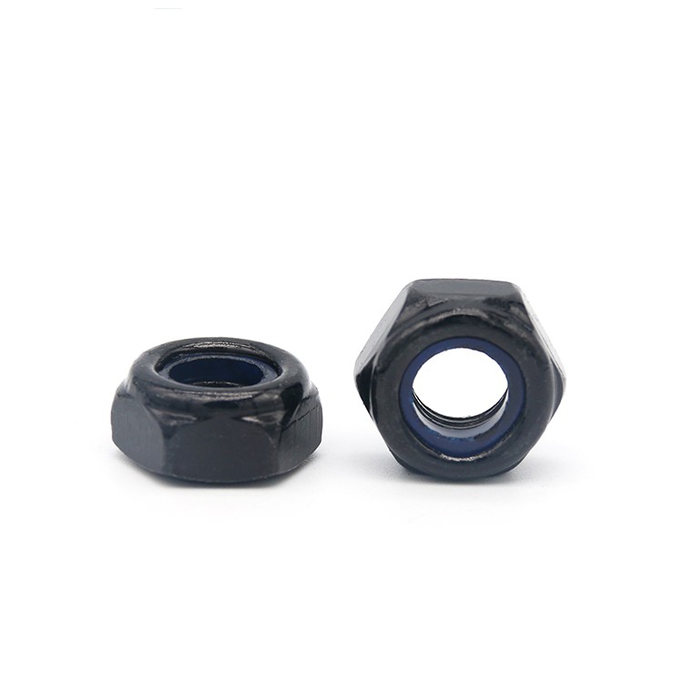 Grade 4.8 Black Carbon Steel Lock Nut 2