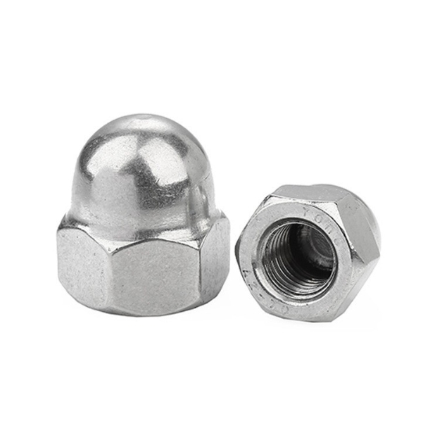 Safety Cap Nuts Stainless Steel Covers Exposed Threads Plain 3