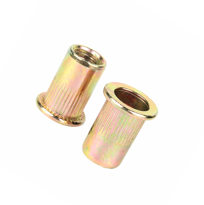Manufacturer Carbon Steel Galvanized Rivet Nut Countersunk Head Color Zinc Plating Rivet Nut 5