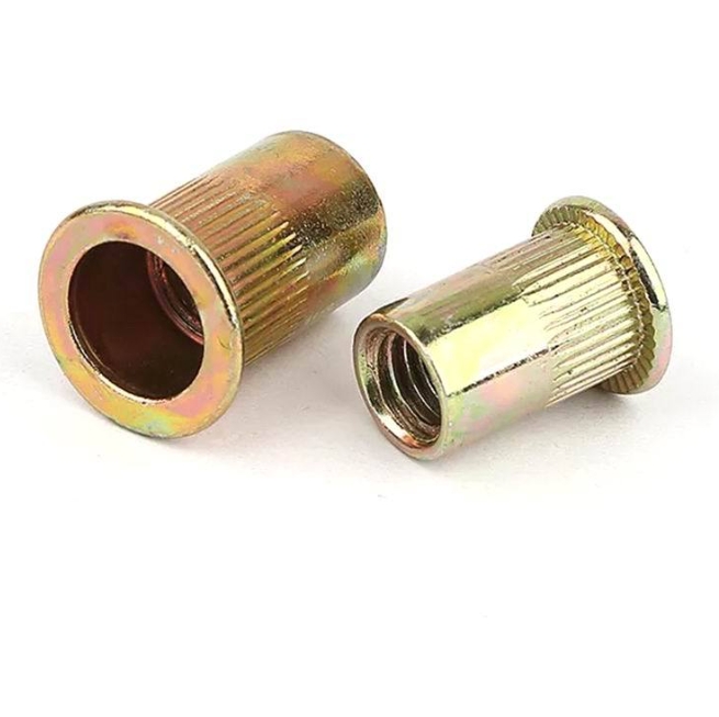 Rainbow & Decorative Zinc Plated Rivet Nuts for Panels & Enclosures 1