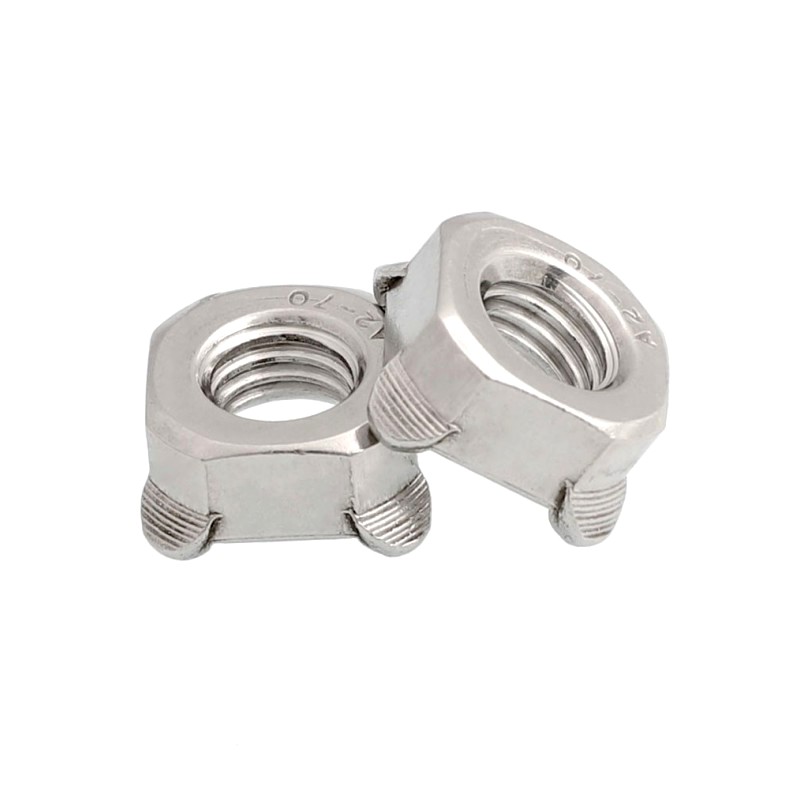304 Stainless Steel Square Weld Nut 1