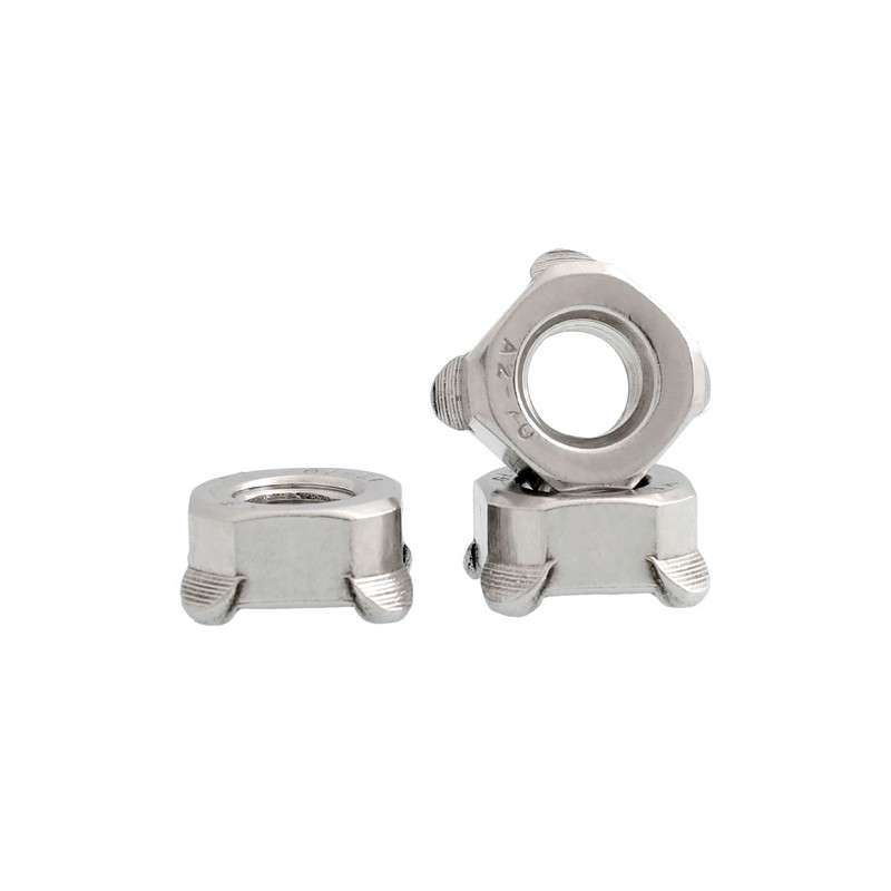 304 Stainless Steel Square Weld Nut 3