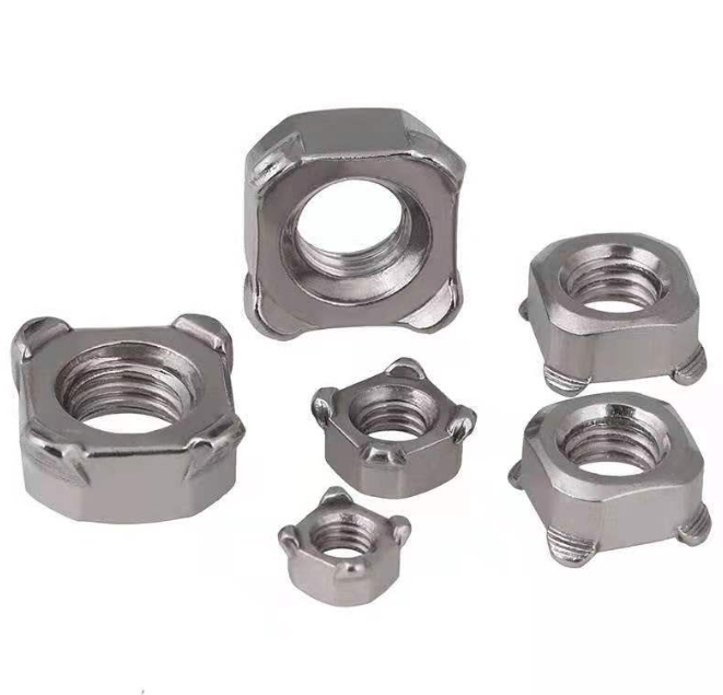 Din928 Carbon Steel Zinc Plated Four Square Weld Nut 3