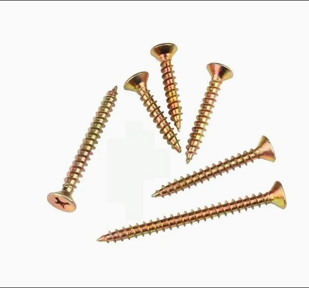 China Factory Price Self Tapping Screw/Roofing Screw/Wood Screw/Drywall Screw/Double Csk Head Pozi Chipboard Screw DIN7505 2
