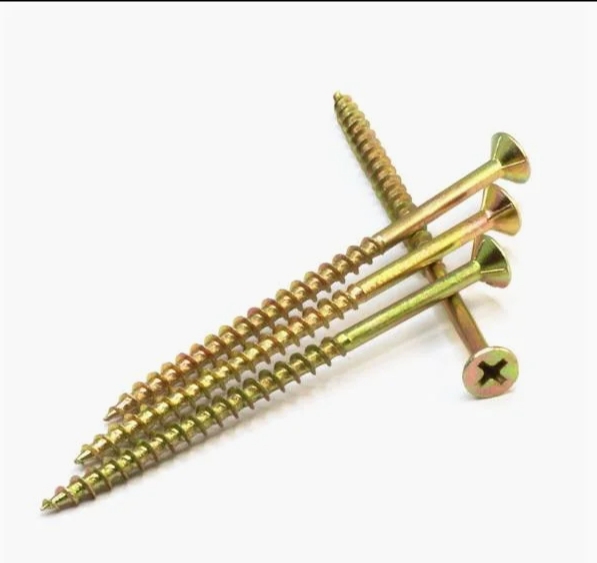 China Factory Price Self Tapping Screw/Roofing Screw/Wood Screw/Drywall Screw/Double Csk Head Pozi Chipboard Screw DIN7505 4