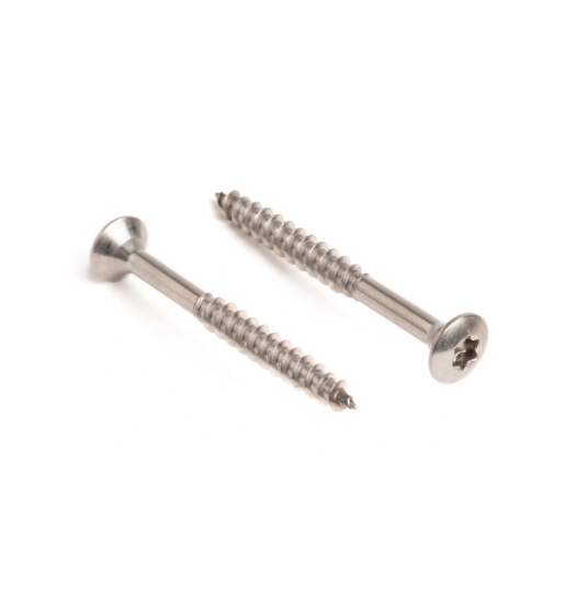 DIN7505 Yellow Zinc Plated Carbon Steel Stainless Steel 304 316 Pozi Drive Flat Countersunk Wood Self Tapping Chipboard Screw 1