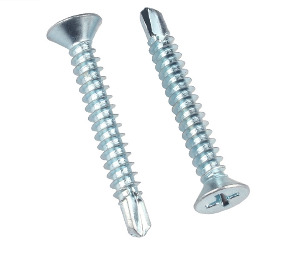 China Manufacturer Cement Board Use Non-slip Countersunk Head CSK Self Drilling Screws With Ears or With Wing 1