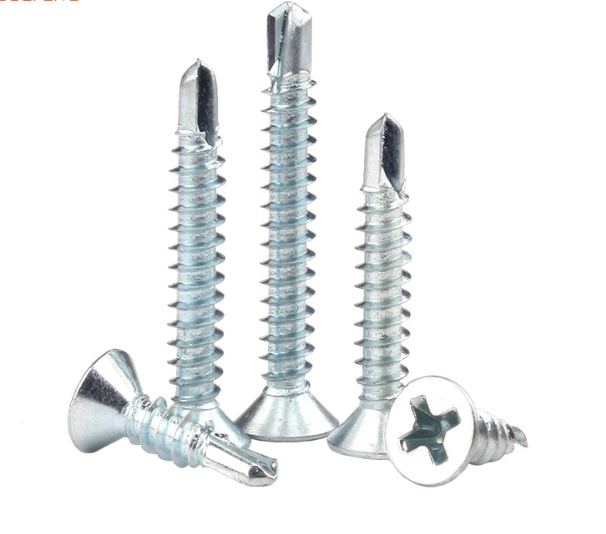 China Manufacturer Cement Board Use Non-slip Countersunk Head CSK Self Drilling Screws With Ears or With Wing 2