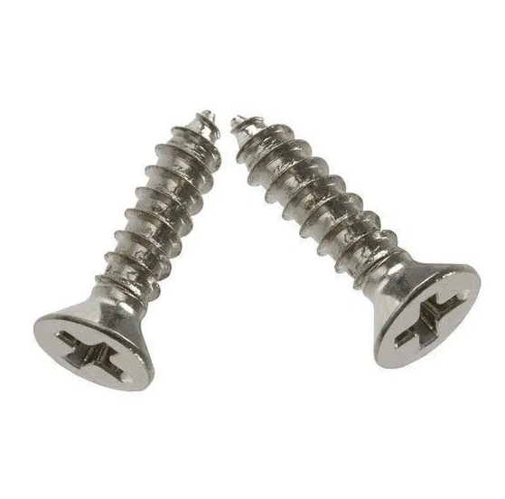DIN7982 Stainless Steel Phillips Countersunk Head Self Tapping Screw 304 Flat Head Sheet Metal Screw with Good Price 3