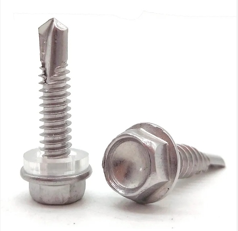 Manufacturers Stainless Steel fasteners SS316 DIN7504K Hex Head Self drilling Screw with EPDM washer self drilling screw 1