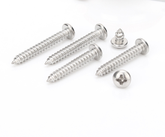 DIN7981 A2-20H Cross Recessed 304 Stainless Steel Pan Head Self Tapping Screws 2