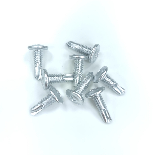 Cross Truss Head Self-Drilling Screws Carbon Steel Wafer Head Galvanized Zinc Plated 25mm Self Drilling Roofing Screw 2