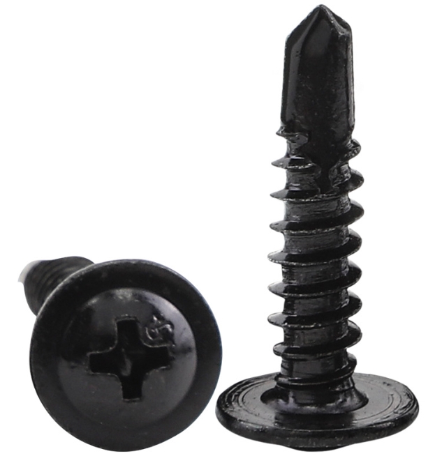 Phillips Truss Button Head Self Drilling Screws Black Oxide HDG 2