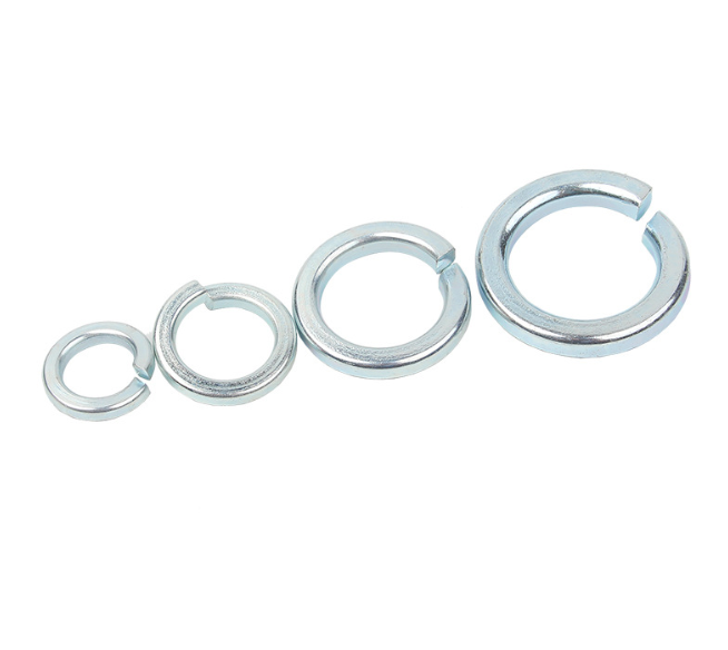 High Corrosion Resistance Zinc Plated Lock Washers Blue White Zince Spring Washer 1