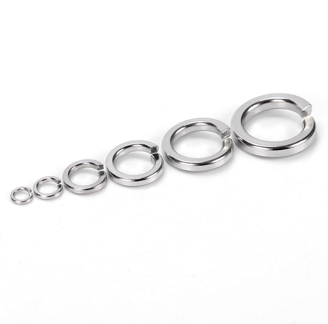 High Quality Stainless Steel DIN127 Split Lock Washers Plain Spring Washer 3